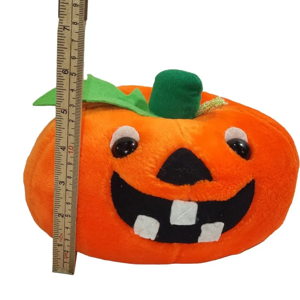 Vintage America Wego Plush‎ Pumpkin Stuffed Halloween Jack-O-Lantern 7